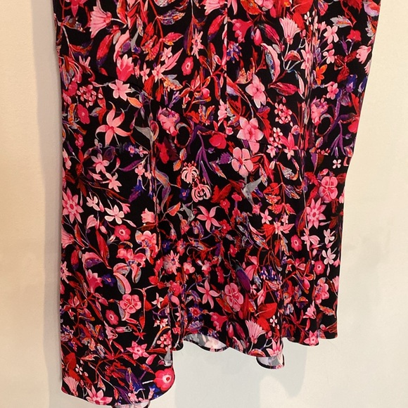 NWT ELIE TAHARI Yirma Floral Sleeveless Dress in Bright Petunia, Size 4 - Picture 12 of 15